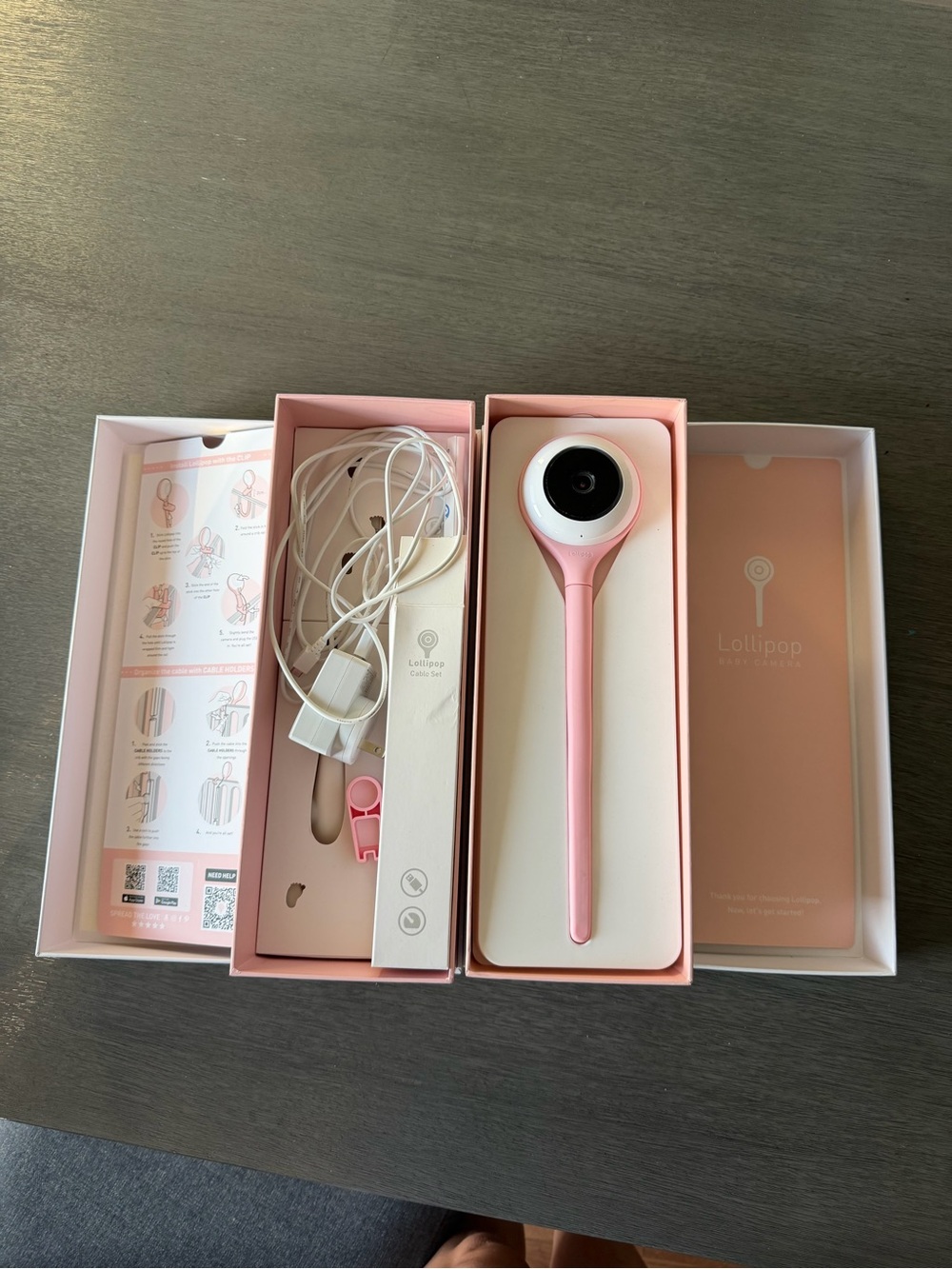 Lollipop Baby Monitor Camera - Pink